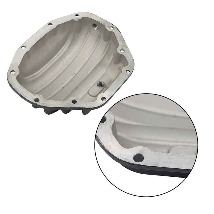 DURAFORCE For Ram Ford F-350 Dana 80 10 Bolt Rear Differential Cover Aluminum with Gasket