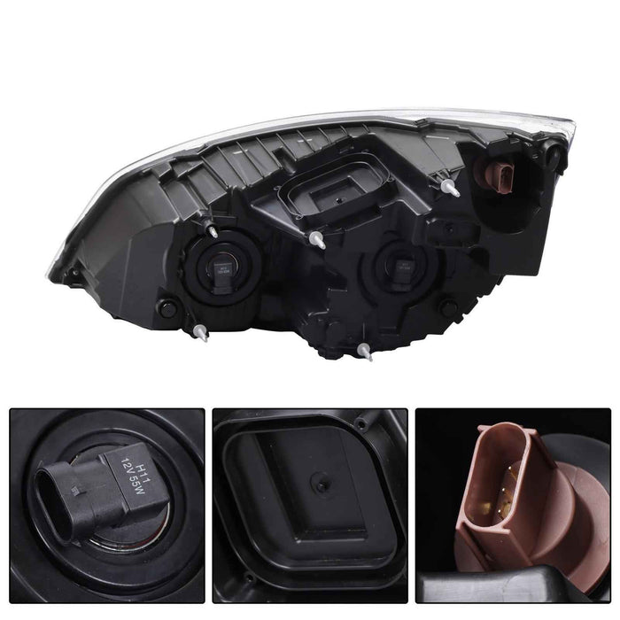 DURAFORCE 1 Pair Headlamps Halogen Bulbs For Freightliner Cascadia A6601512002 A6601512003