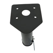 DURAFORCE 12"-17" Fifth Adjustable Forward Offset Wheel Adapter Hitch to Gooseneck Black