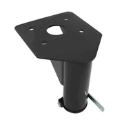 DURAFORCE 12"-17" Fifth Adjustable Forward Offset Wheel Adapter Hitch to Gooseneck Black