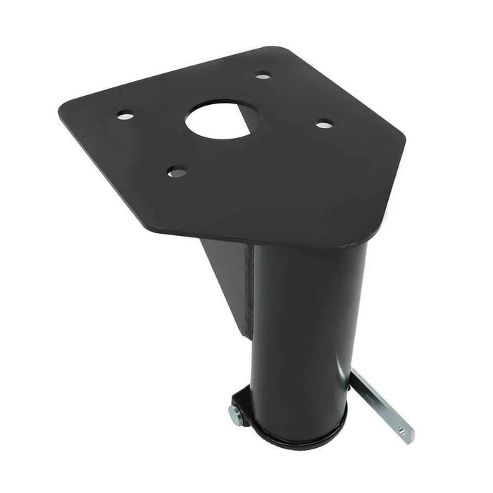 DURAFORCE 12"-17" Fifth Adjustable Forward Offset Wheel Adapter Hitch to Gooseneck Black