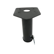 DURAFORCE 12"-17" Fifth Adjustable Forward Offset Wheel Adapter Hitch to Gooseneck Black