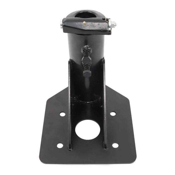DURAFORCE 12"-17" Fifth Adjustable Forward Offset Wheel Adapter Hitch to Gooseneck Black