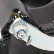 DURAFORCE 12"-17" Fifth Adjustable Forward Offset Wheel Adapter Hitch to Gooseneck Black