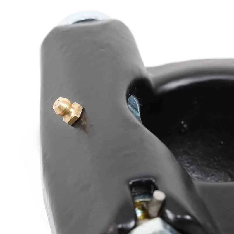 DURAFORCE 12"-17" Fifth Adjustable Forward Offset Wheel Adapter Hitch to Gooseneck Black