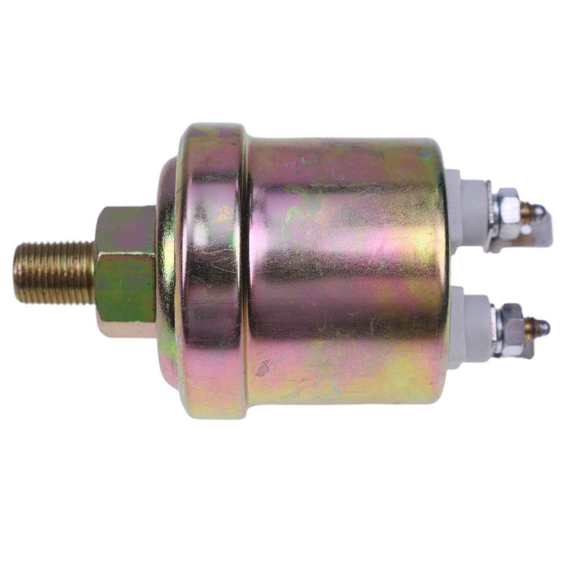 DURAFORCE Oil Pressure Sender, VDO type, 0-80 psi, 10-180 ohms, w/16 psi Low Alarm switch