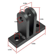 DURAFORCE For Blue Ox BX88230 Bolt-On Adapter Universal BX Tabs Tow Bar Base Plate Bracket