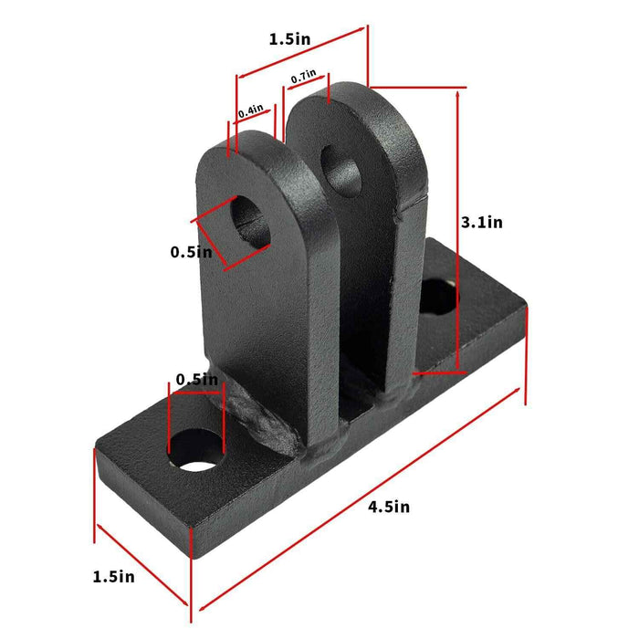 DURAFORCE For Blue Ox BX88230 Bolt-On Adapter Universal BX Tabs Tow Bar Base Plate Bracket