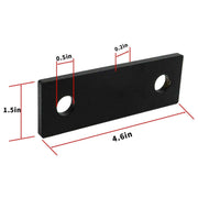 DURAFORCE For Blue Ox BX88230 Bolt-On Adapter Universal BX Tabs Tow Bar Base Plate Bracket
