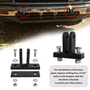 DURAFORCE For Blue Ox BX88230 Bolt-On Adapter Universal BX Tabs Tow Bar Base Plate Bracket