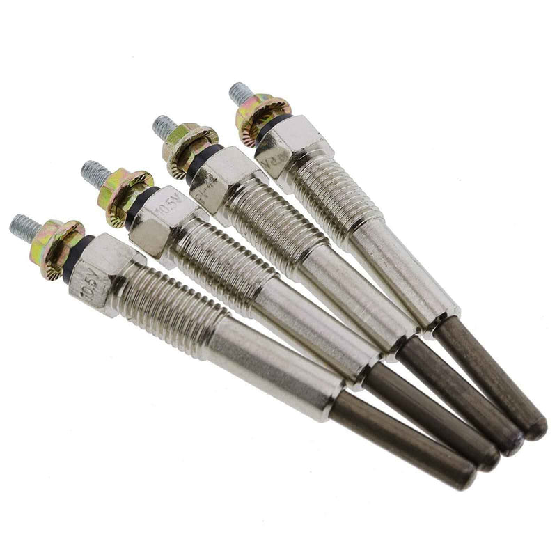 DURAFORCE 4X Plug Glow 9-82511978-0 for Isuzu C240 C190 C201 C221 D500 4BA1 4FA1 3AA1 12V