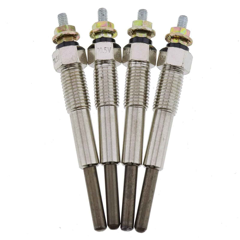 DURAFORCE 4X Plug Glow 9-82511978-0 for Isuzu C240 C190 C201 C221 D500 4BA1 4FA1 3AA1 12V