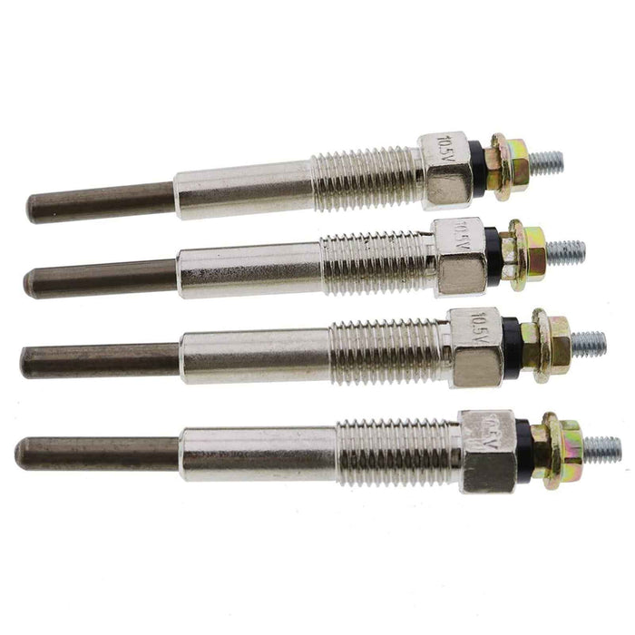 DURAFORCE 4X Plug Glow 9-82511978-0 for Isuzu C240 C190 C201 C221 D500 4BA1 4FA1 3AA1 12V