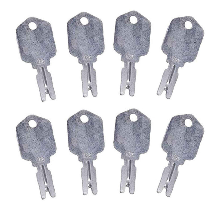 DURAFORCE 8X Forklift Key for Clark Yale Hyster Komatsu Gradall Gehl Crown 166 Hyster Key