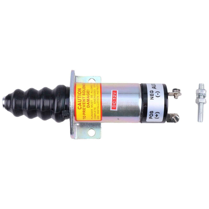 DURAFORCE 2 Terminals 12V Stop Solenoid 1502-12C2U1B2 103007AA For Woodward Skyjack