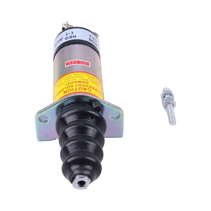DURAFORCE 2 Terminals 12V Stop Solenoid 1502-12C2U1B2 103007AA For Woodward Skyjack