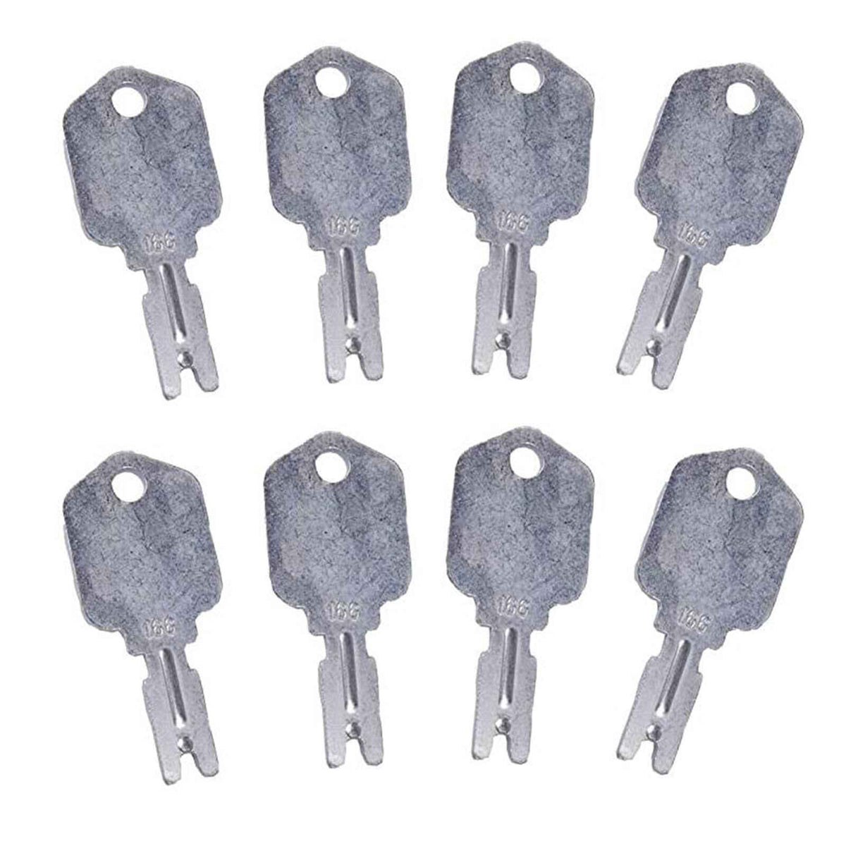 8Pcs Forklift Key for Pollak 31-166-001 Yale Hyster Komatsu Gradall ...