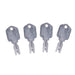 DURAFORCE 8Pcs Forklift Key for Pollak 31-166-001 Yale Hyster Komatsu Gradall Gehl Crown
