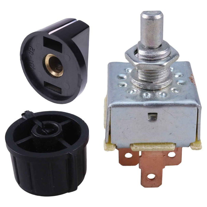 DURAFORCE Blower Switch & Control Knob Set Fits Bobcat S175 S185 S205 S220