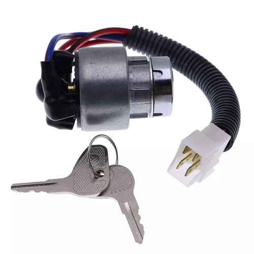 DURAFORCE Ignition Key Switch for Kubota L2501 L2600 L2800 L3000 L3200 L3400 L3700 L3800
