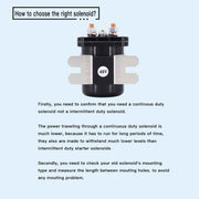 DURAFORCE 48V Continuous Duty Solenoid 48 Volt 4-Term fits Club Car replaces 586-120111-3