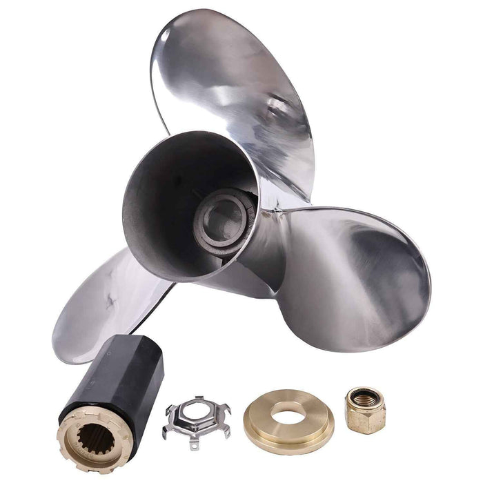 DURAFORCE Impeller 48-8M0151384 For Mercury Plus Propeller 14 5/8 x 23 Pitch Right