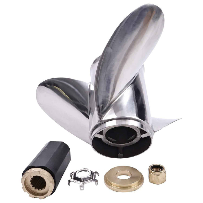 DURAFORCE Impeller 48-8M0151384 For Mercury Plus Propeller 14 5/8 x 23 Pitch Right