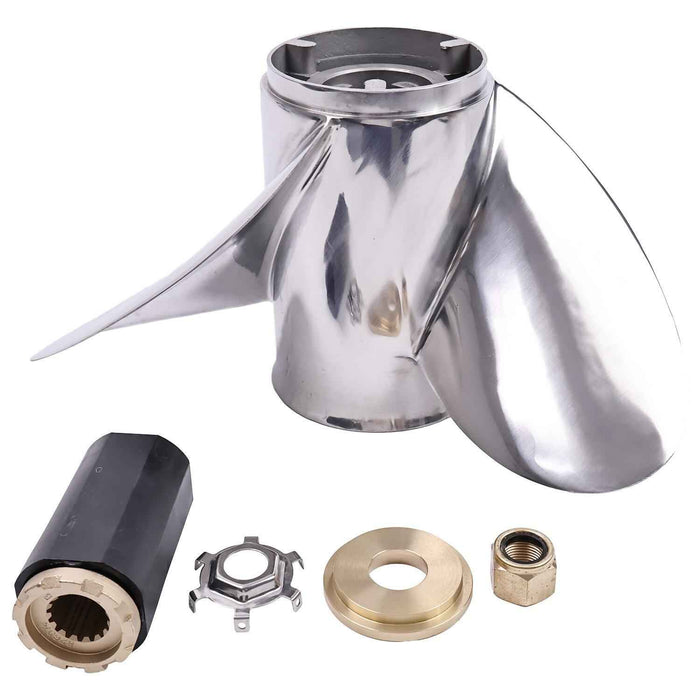 DURAFORCE Impeller 48-8M0151384 For Mercury Plus Propeller 14 5/8 x 23 Pitch Right