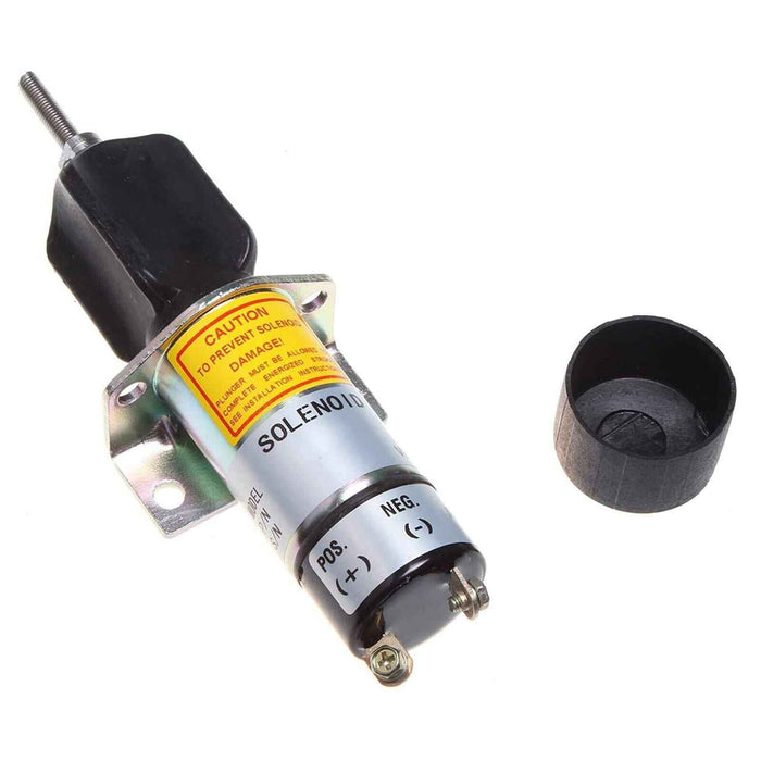 DURAFORCE Stop Solenoid 1504-12C2U1B1S1 12V For Kubota DF-750 Choke Solenoid 2 Terminals