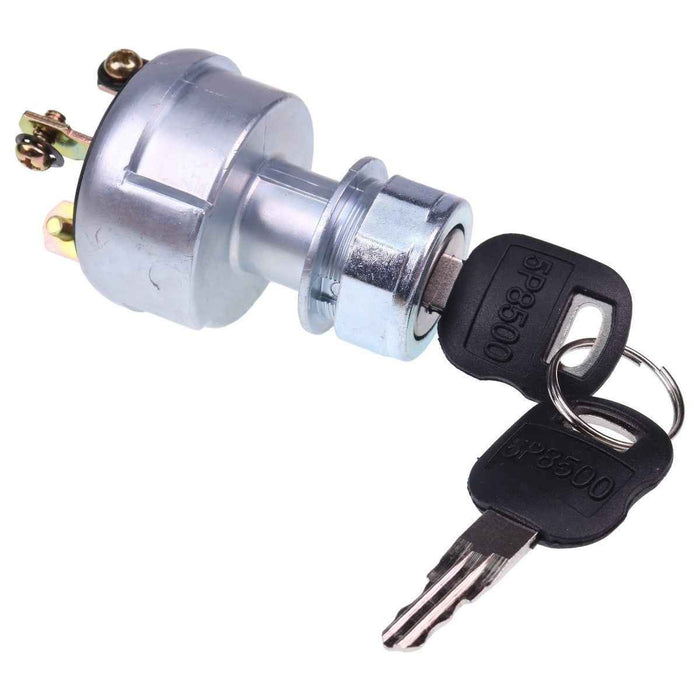 DURAFORCE 4 Wire Ignition Switch w/2 Keys 9G-7641 for CAT 3406C E303 E304 E305 215B 319D