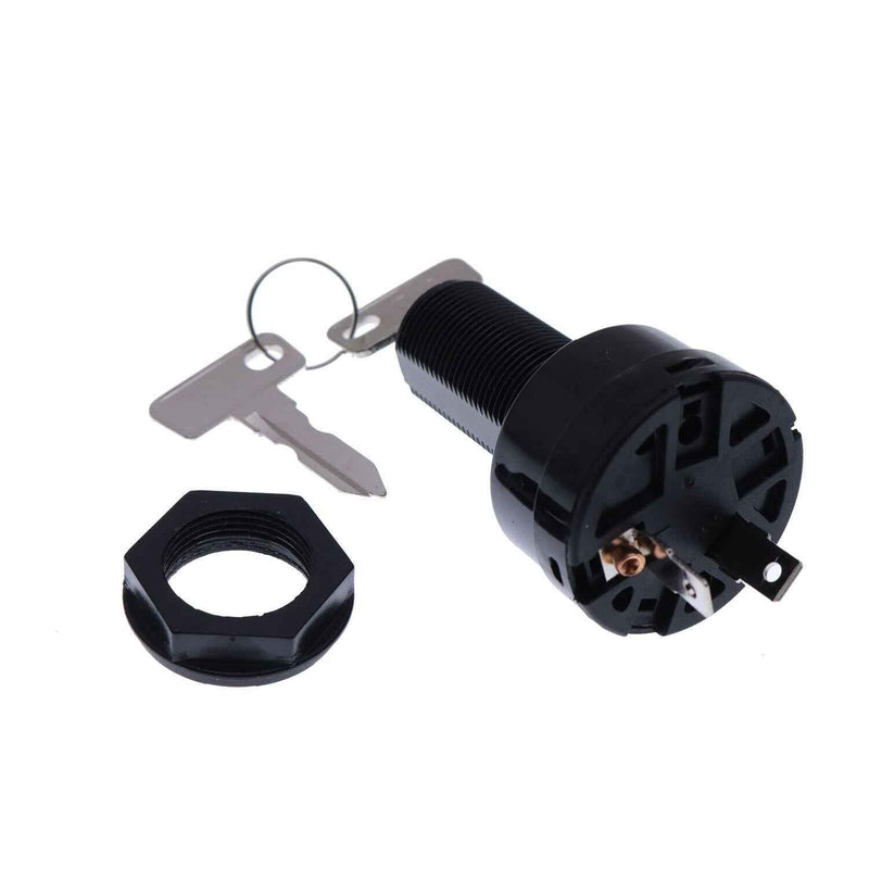 DURAFORCE 2Pin Ignition Key Switch for Club Car Electric 48Volt Golf Cart 1996-Up Uncommon