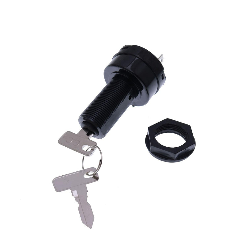 DURAFORCE 2Pin Ignition Key Switch for Club Car Electric 48Volt Golf Cart 1996-Up Uncommon