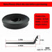 DURAFORCE R854056 RV Slide Out Wiper Seal 1-1/2" Weather Stripping Exterior L Shape RVs