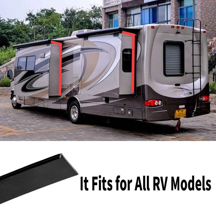 DURAFORCE R854056 RV Slide Out Wiper Seal 1-1/2" Weather Stripping Exterior L Shape RVs