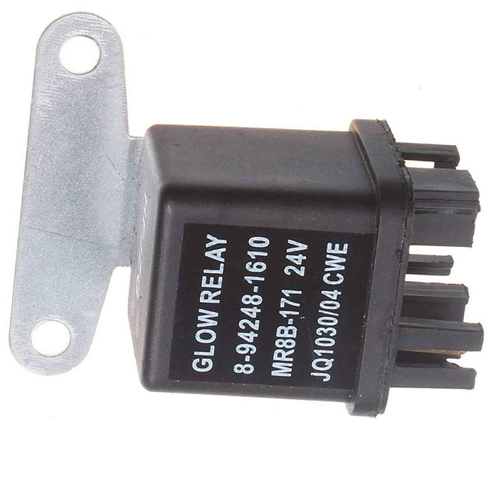 DURAFORCE Relay Glow Plug 8-94248-1610 12V for Isuzu Hitachi ZAXIS27U ZAXIS50U ZAXIS40U