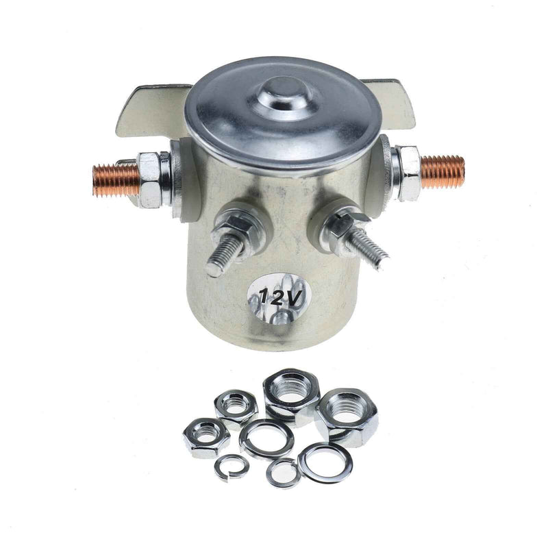DURAFORCE 250A Continuous Duty 12V Solenoid Relay for Golf Cart EZGO Marathon 1979-94 Gas