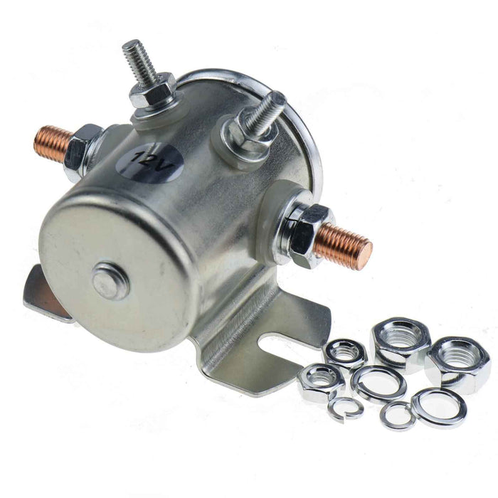 DURAFORCE 250A Continuous Duty 12V Solenoid Relay for Golf Cart EZGO Marathon 1979-94 Gas