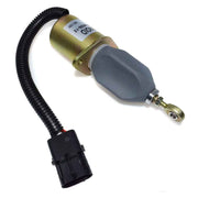 DURAFORCE New Fuel Shut Off Solenoid for Ford 5.9L 8.3L Cummins Diesel 2-1/2 bolt spacing