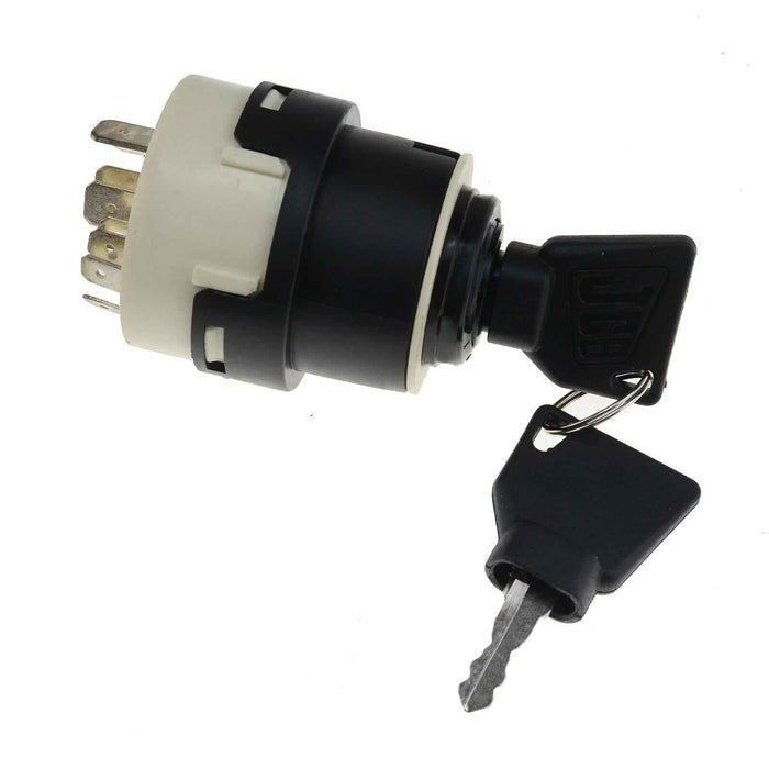DURAFORCE Ignition Switch w/2 Keys 85804674 For New Holland 555E 575E B115 LB75 LB115 675E
