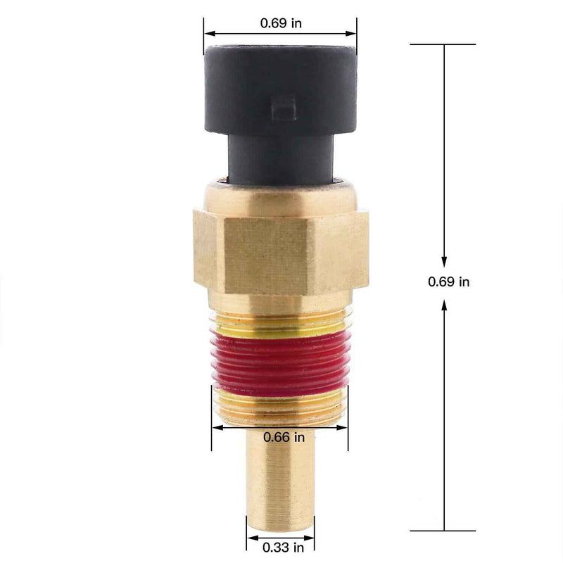 DURAFORCE Temperature Temp Sensor Sender Sending for Volvo Penta 3.0 4.3 5.0 5.7 3850397