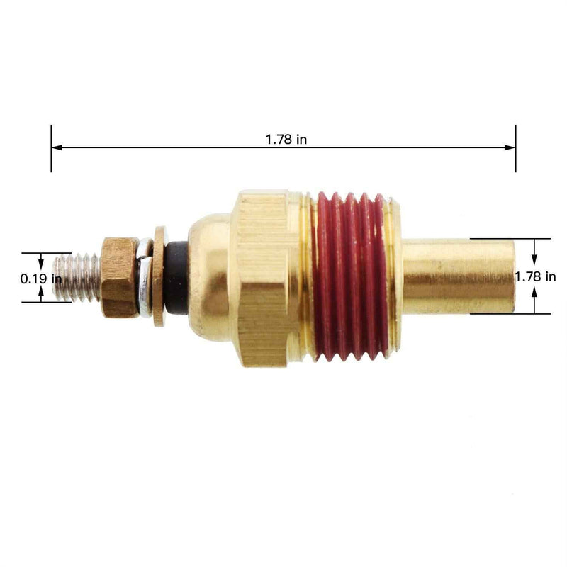 DURAFORCE New Water Temperature Temp Sender Sensor For MerCruiser 806490T Sierra 18-5897