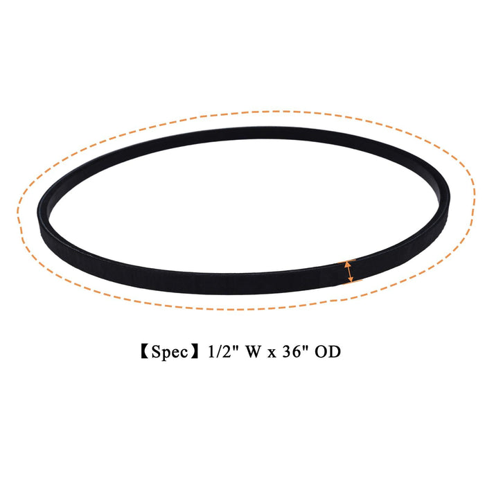 DURAFORCE New Generator Belt 16548G1 606138 For E-Z-GO 2 Cycle 80-94 Golf Cart Starter