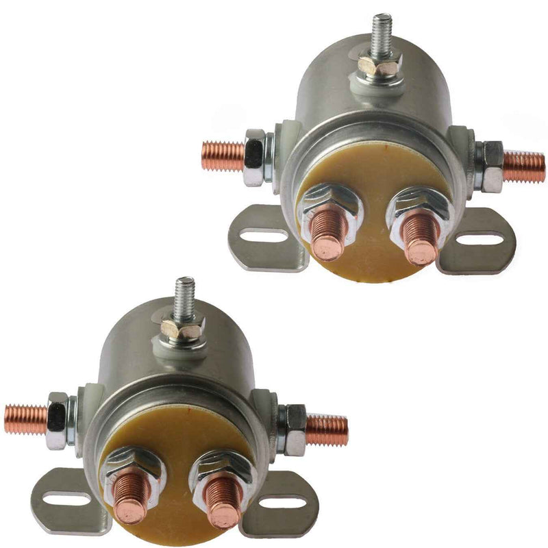 DURAFORCE 2X Solenoid Relay Switch For Prestolite & Ramsey Winch Golf Continuous Duty 12V