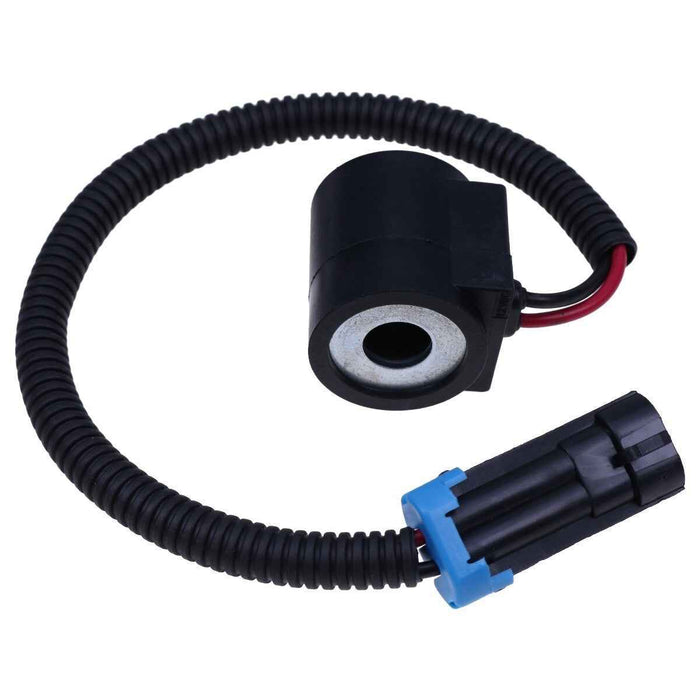 DURAFORCE 12V Solenoid Valve Coil w/ Connector For Bobcat Skid Steer 751 753 763 773 7753