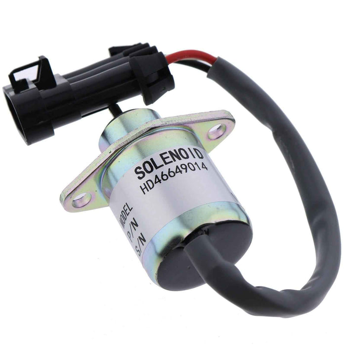 DURAFORCE 12V 6670602 Fuel Shutoff Solenoid for Bobcat Skid Steer Loader 463 553 S70 S100