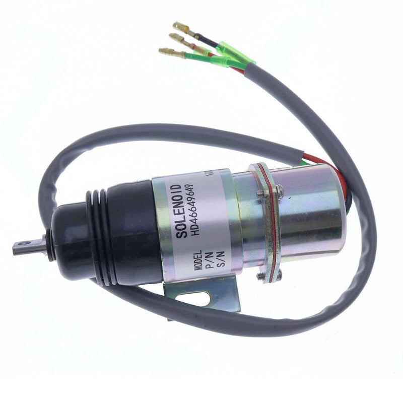 DURAFORCE 894453-3411 MV1-58 Stop Solenoid 12V 8-94453341-0 for Hitachi Isuzu Engine 3KC1