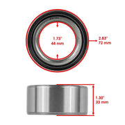 DURAFORCE Front & Rear Wheel Bearings for 14-25 Polaris RZR XP 1000 XP Turbo RS1 S 4 Trail