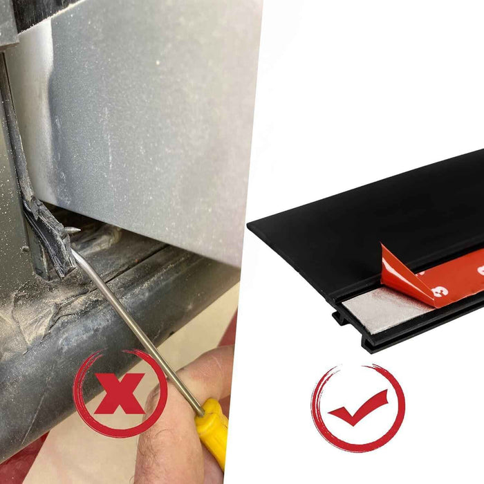 DURAFORCE RV Slide Out Seal Wiper Black Rubber 018-341 for RV Camper Slideout System