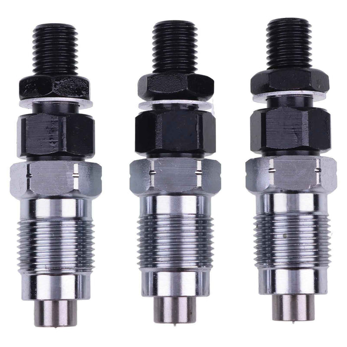 DURAFORCE 3pcs D722 Fuel Injectors for Kubota BX1860 BX1870 BX1880 BX2360 BX2370 BX2380