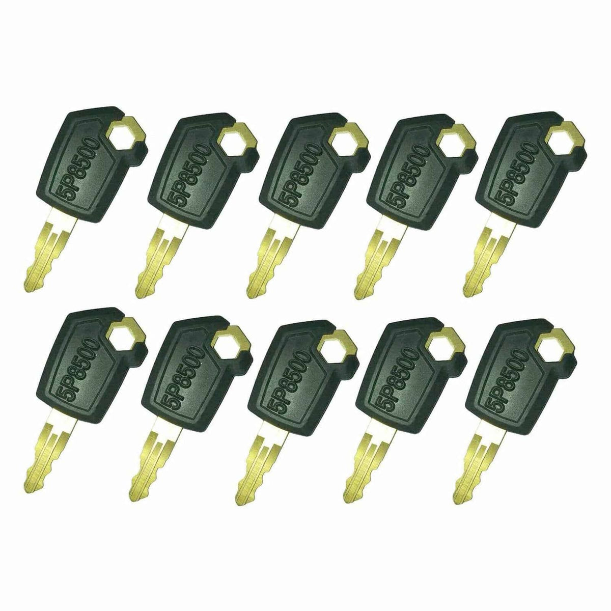 10X Keys Heavy Equipment Ignition Set for CAT Case Komatsu JCB John ...
